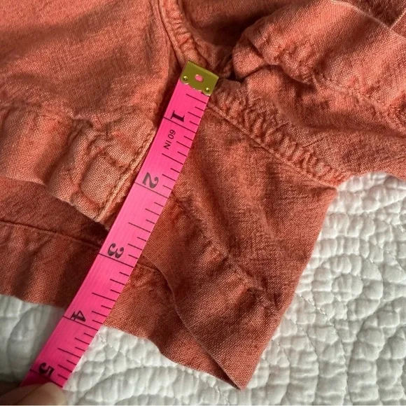 Pilcro Coral Button-Up Romper - Picture 11 of 11